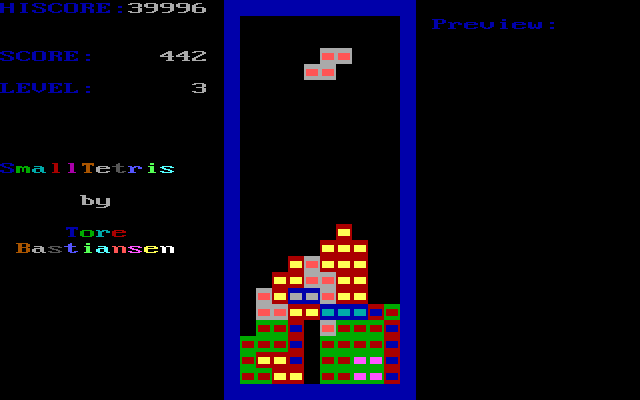 Small Tetris Screenshot